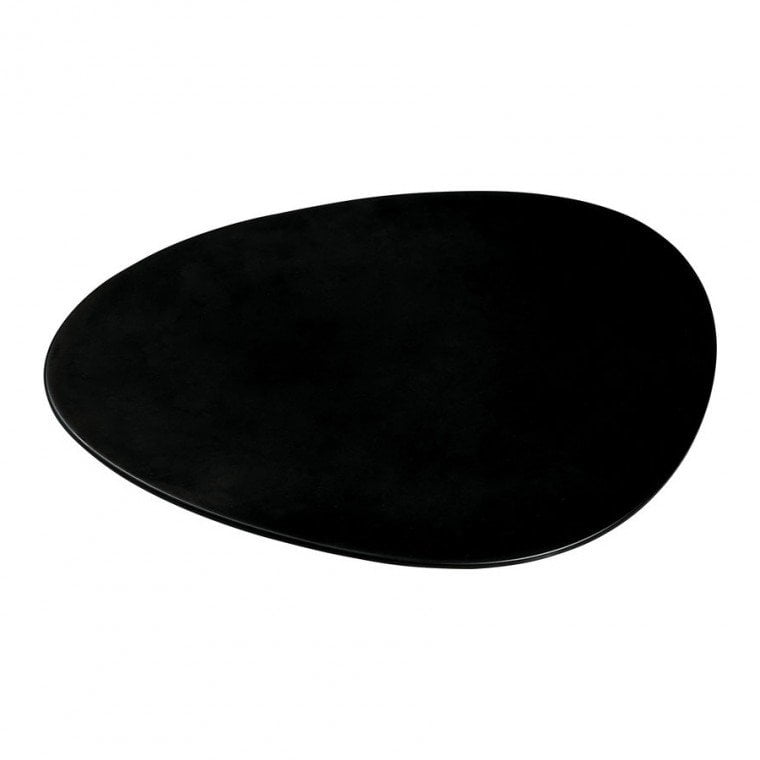 Sous-assiette en mélamine, noir, Alessi