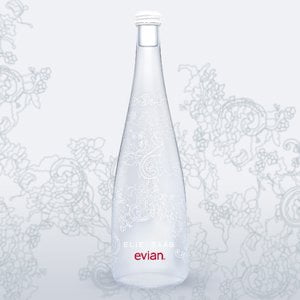 Bouteille Collector Elie Saab, Evian