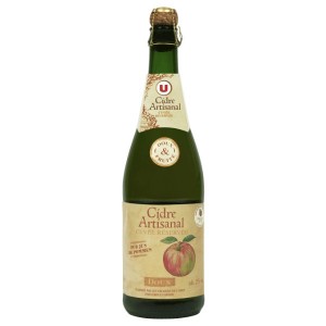 Cidre Artisanal, Magasin U, doux