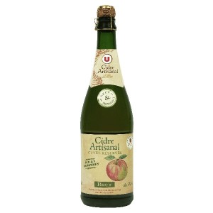 Cidre Artisanal, Magasin U, brut