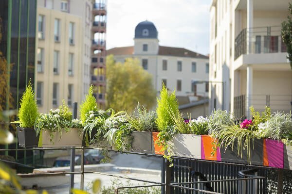 Jardinière Tokyo Multikonnect en résine Grofillex