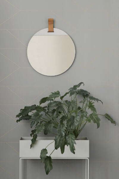 Bac à fleurs Ferm Living en métal laqué