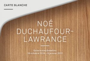 Lire la suite à propos de l’article Carte blanche Noé Duchaufour-Lawrance