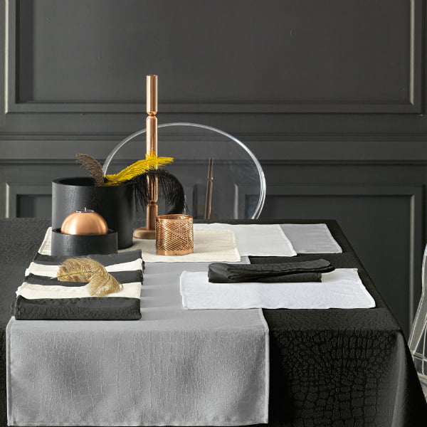 Linge de table jacquard damassé, Blancheporte