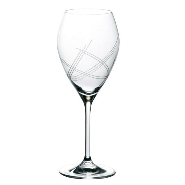 Verre à vin en cristallin Delamaison
