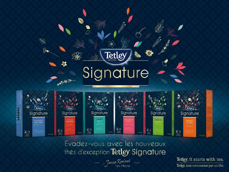 Signature de Tetley