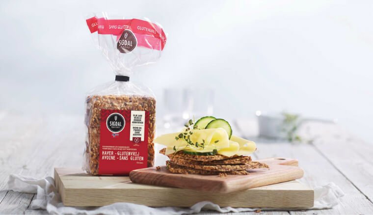 Pain avec de l’avoine sans gluten