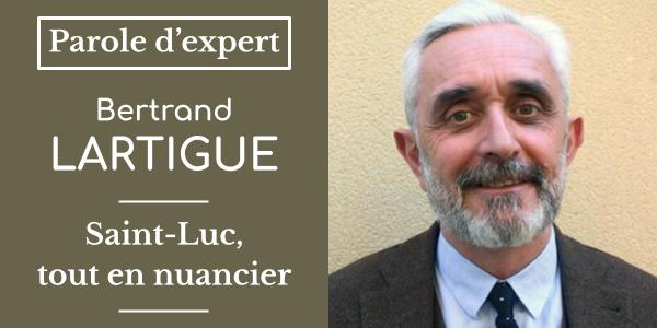 Lire la suite à propos de l’article Bertrand Lartigue : Saint-Luc, tout en nuancier