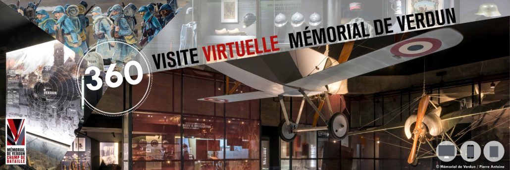 Lire la suite à propos de l’article Visite virtuelle 360° Mémorial de Verdun