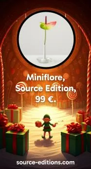 2 : Miniflore, Source Edition, 99 €. https://source-edition.com/fr/collections/all