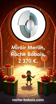 10 : Miroir Merlin, Roche Bobois, 2 370 €. https://www.roche-bobois.com/fr-FR/produit/merlin-miroir---bleu/A175453803.html