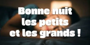 Lire la suite à propos de l’article Bonne nuit les petits et les grands !