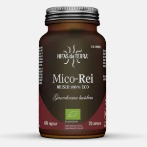 Bouteille de gélules de Reishi